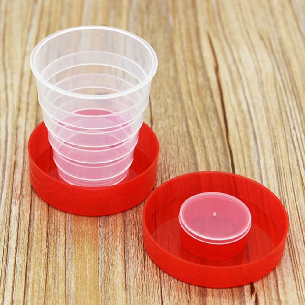 Новая мягкая портативная чашка для питья силиконовая складная телескопическая