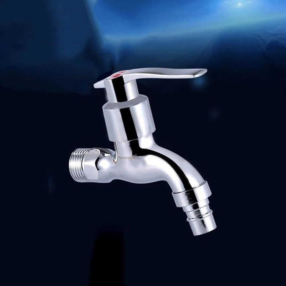 Хромированная стиральная машина смесители для раковины холодной воды