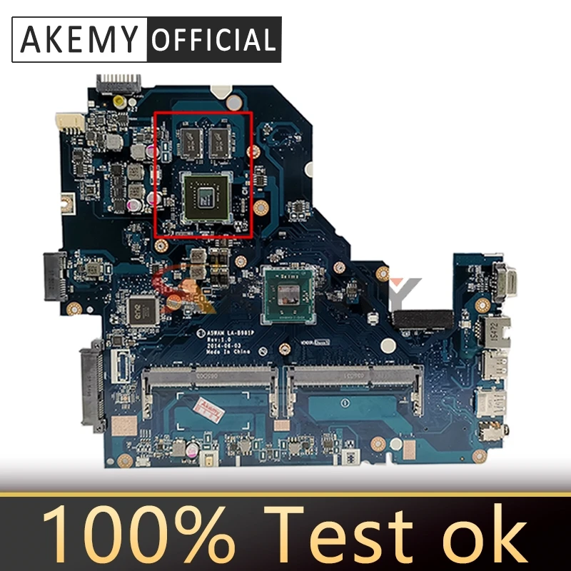 

Akemy A5WAM LA-B981P motherboard for ACER E5-511 E5-511G Laptop motherboard NBMQX11005 NB.MQX11.005 Test OK Mainboard