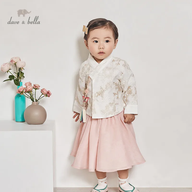 Комплект детской одежды DB12875 весенний сетчатый комплект в китайском стиле с