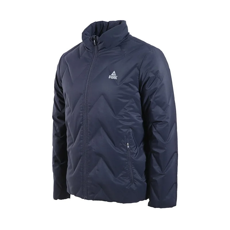 Пик Мужской пуховик 80% серый утиный пух теплая ветрозащитная куртка спортивный