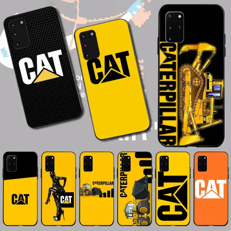 Чехол для телефона CUTEWANAN Caterpillar logo из мягкого силикона тпу Samsung S20 plus Ultra S6 S7 edge S8 S9 S10
