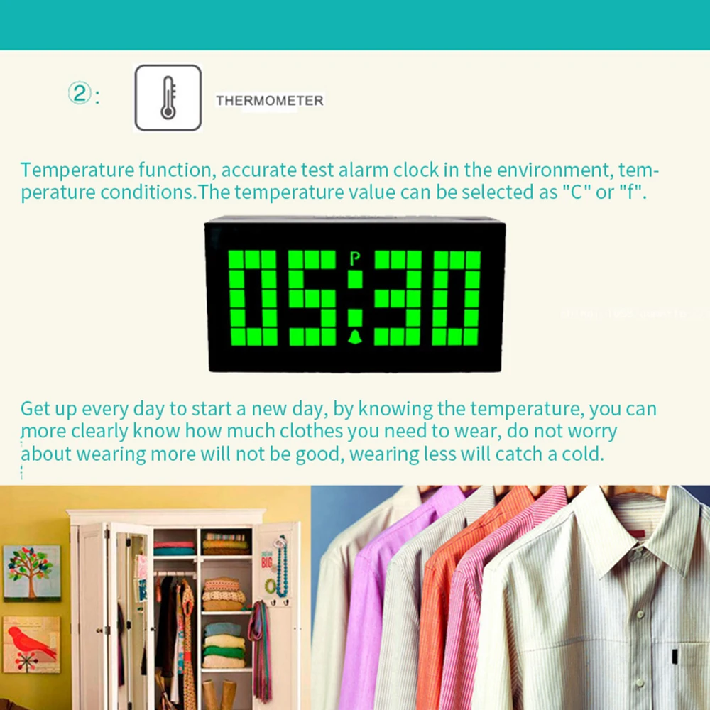 Lazy Alarm Clock One-Piece Smart Radio Solar Digital LED Snooze Night Light Mute Luminous Function | Дом и сад