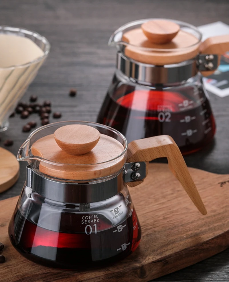 Стеклянная капельная Кофеварка v60 фильтр для холодного пивоварения инструменты