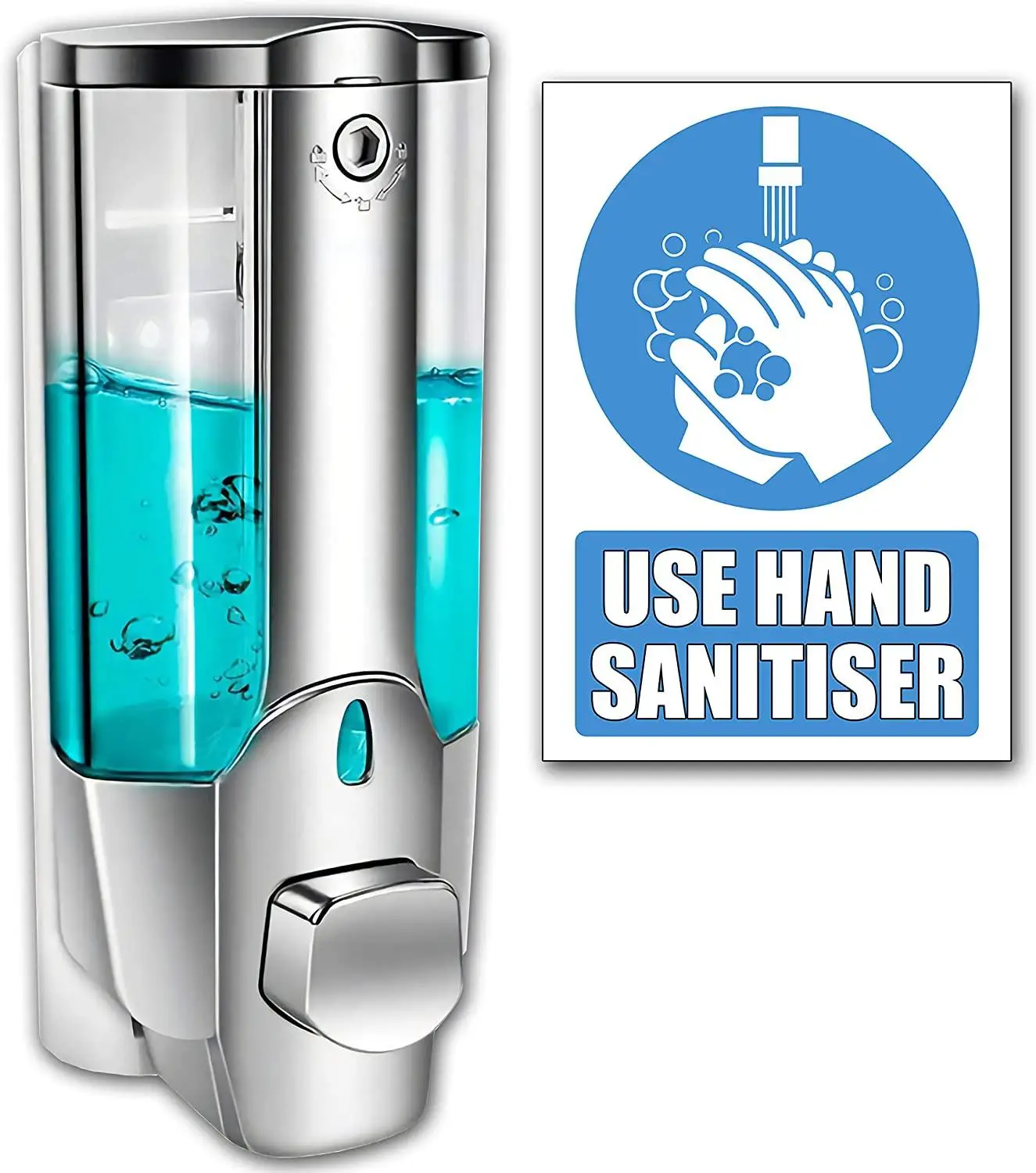 Деревянный лицевой диспенсер Шампань 350 мл сборный с ручной установкой в ванной