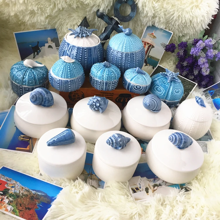 Банка для сахара керамических банок в средиземноморском стиле герметичные банки