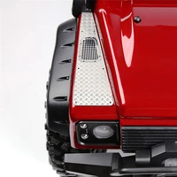 metal skid plate hood decoration sheet for 110 traxxas trx4 defender w016 rc car accessories