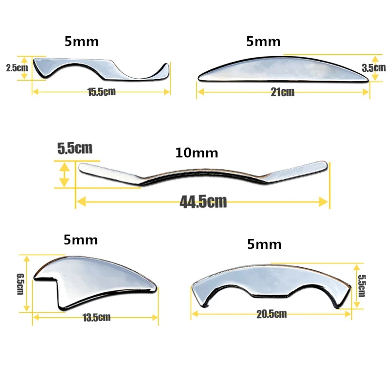 5 шт./компл. терапевтическая ткань из нержавеющей стали массаж для мышц IASTM