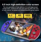 Игровая консоль X16, 6,5 дюйма, портативная, 8 ГБ, для классических ретро-видеоигр, 6800 + игр, аркадных ФК-симуляторов