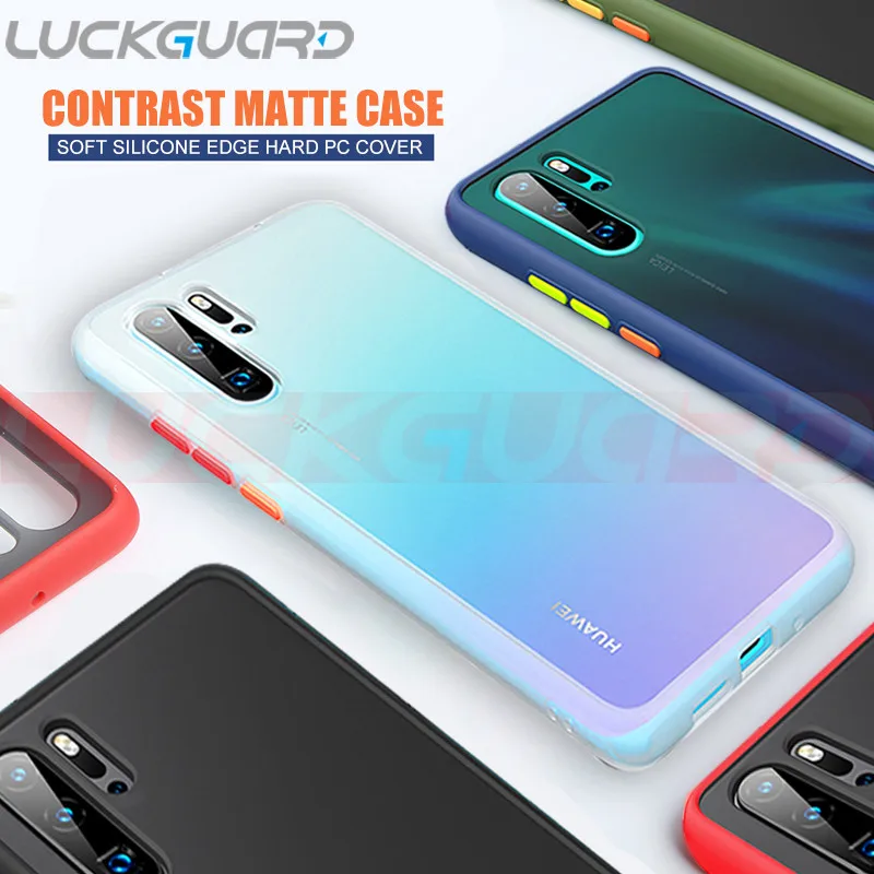 Для huawei P30 Pro Чехол контрастного цвета Роскошный Анти Fngerprin противоударный чехол