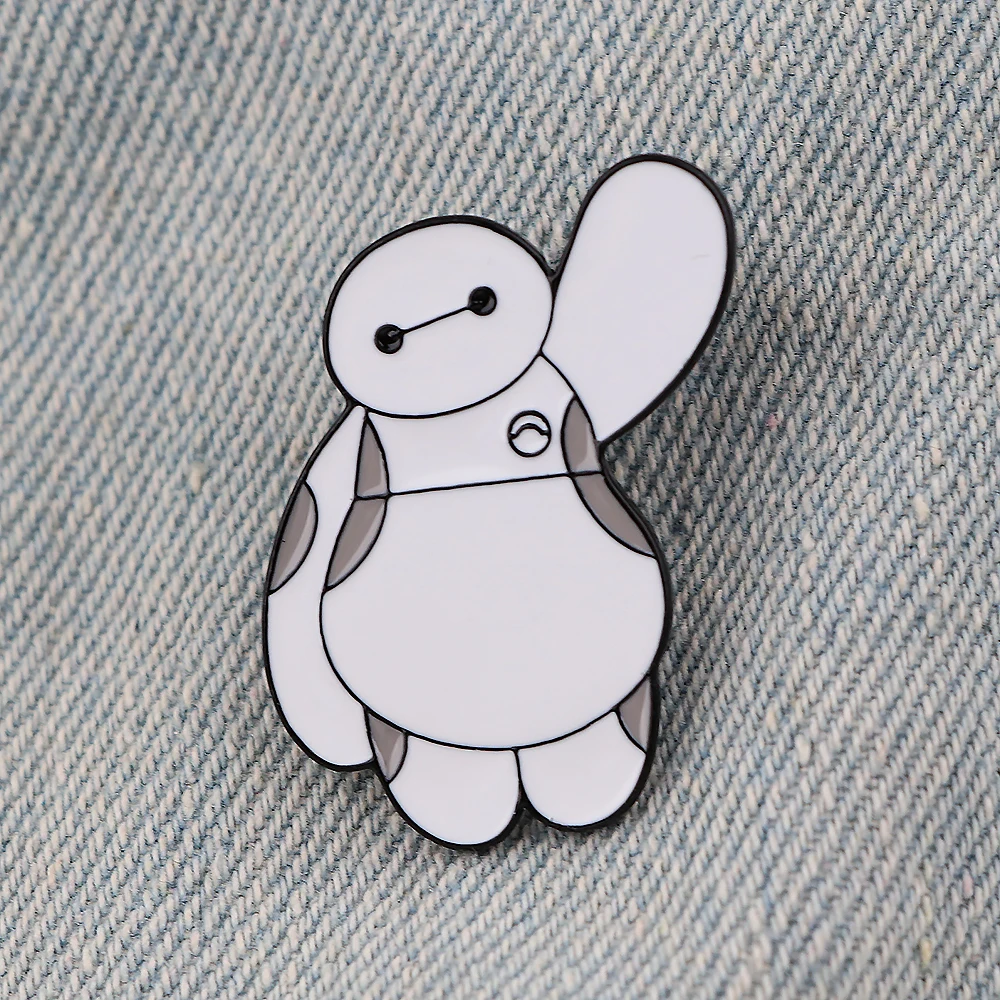 LT1198 аксессуары для аниме броши булавка милые вещи Baymax эмалевые значки на рюкзак