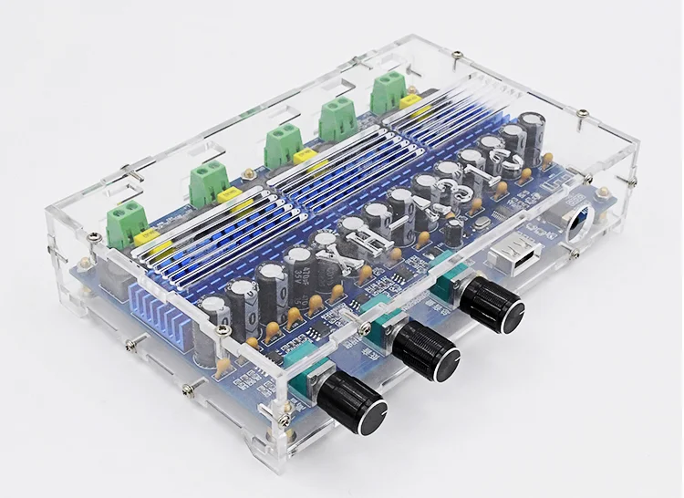XH A310 Bluetooth 5 0 TPA3116D2 цифровой усилитель мощности доска 4 канальный 50Wx2 + 100Wx2 двойной