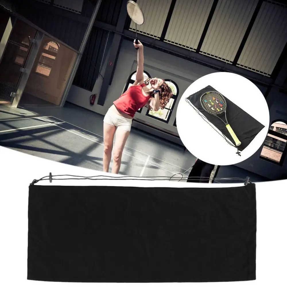 

Sport Tennis Bag Professional Badminton Racquet Cover Bag Case Backpack Bag Soft For Badminton Racket Fleece Storage N3E0