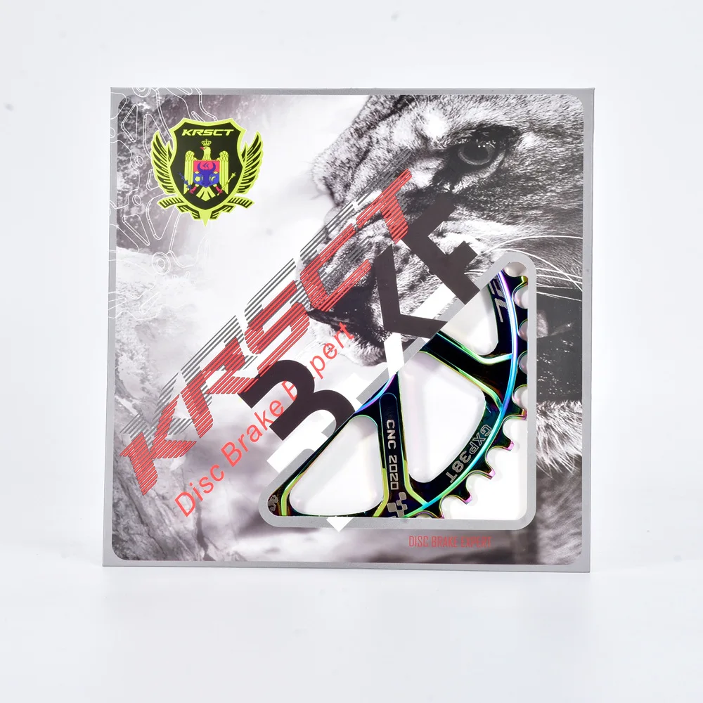 Велосипедная Звездочка GXP 6 MTB алюминиевая Радужная цветная для дорожного