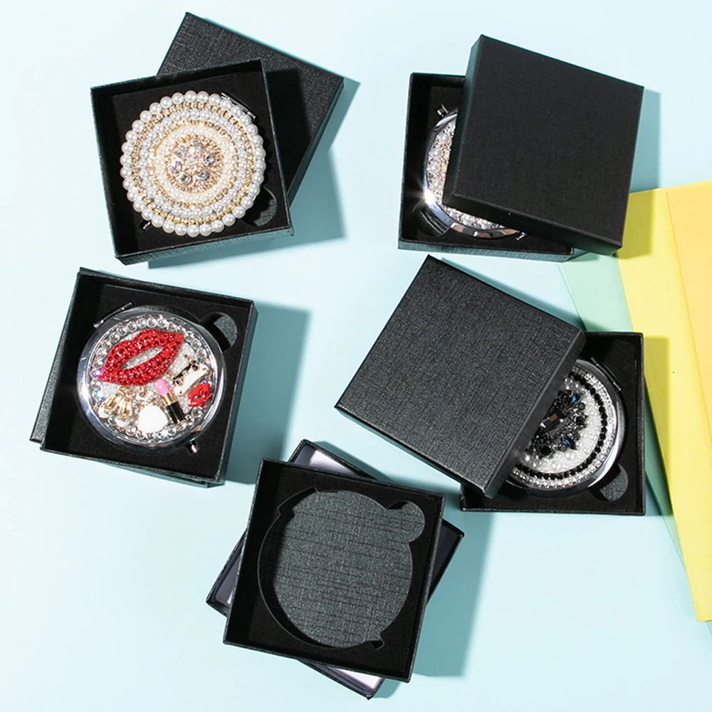 Мини карманное косметическое зеркало для макияжа праздничные подарки на