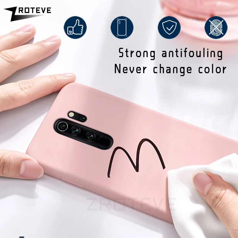 ZROTEVE Cover For Xiaomi Redmi Note 8 Pro Case Slim Soft 8T Liquid Silicone Back Xiami Xiomi |