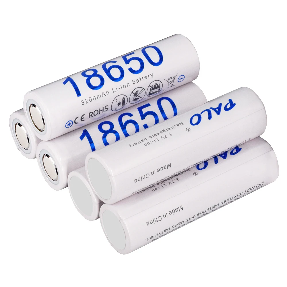 PALO Новые Оригинальные 3,7 V 3200mAh 18650 Батарея питания 18650 литий-ионные аккумуляторы для фонариков