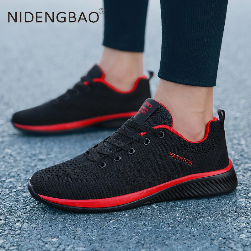 Mens Sneakers Casual Shoes Lac-up Male Shoes Lightweight Comfortable Breathable Walking Tennis Outdoor Sports Running Shoes