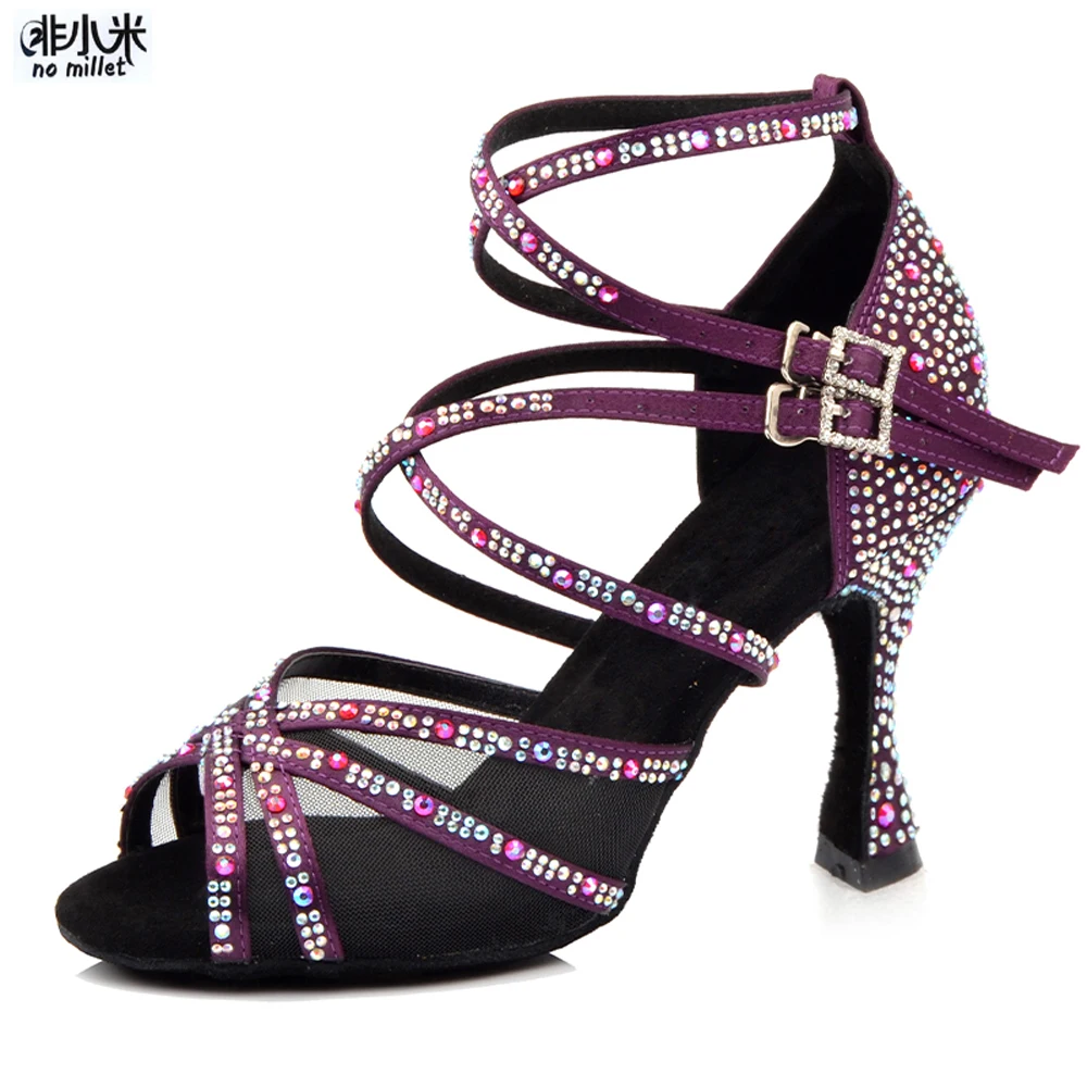 Новое поступление женская обувь для танцев латиноамериканских 3 цвета сальсы