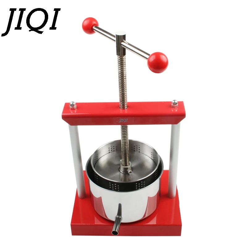 Ручная Соковыжималка JIQI из нержавеющей стали медленная соковыжималка с функцией