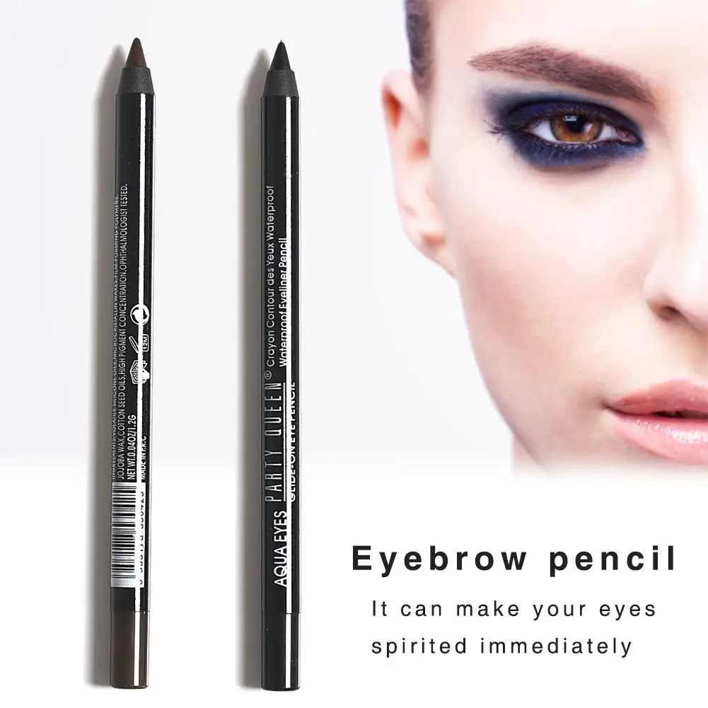 Черная и коричневая подводка для глаз 1 шт. водостойкая долговечная ручка