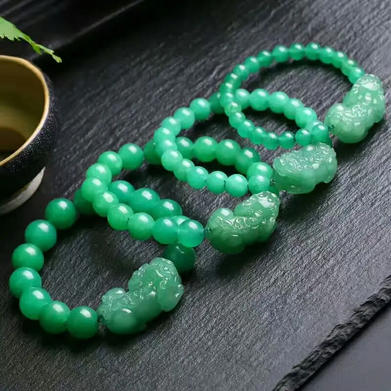 Браслет из натуральных искусственных бусин 8-14 мм браслет храбрых войск Китая