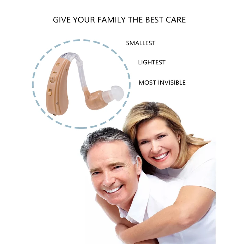 Перезаряжаемые усилители слуха слуховой аппарат для глухоты Усиление звука