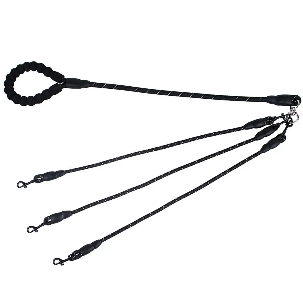 

Поводок для питомца собаки несколько типы собак тяги и износостойкая 1 до 3 поводок парк для собак, поводок для прогулок