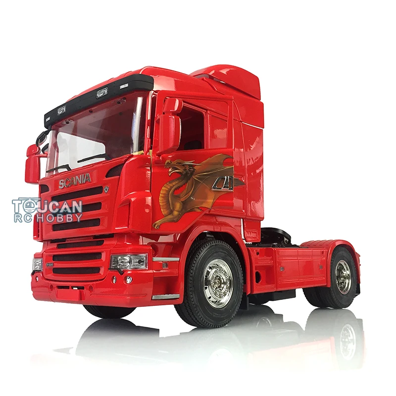 

Hercules Dragon Painted 2Axles 1/14 RC Tractor Electric Truck Remote Control Car Construction Vehicles Toys For Adults Gift