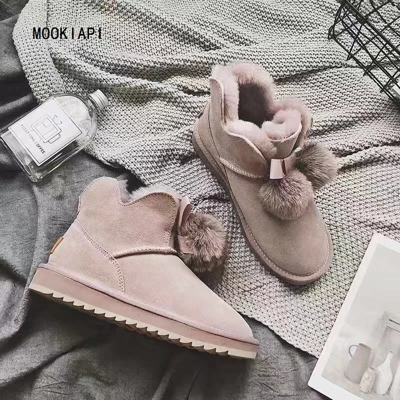 2019 новейшие высококачественные зимние сапоги из натуральной воловьей кожи