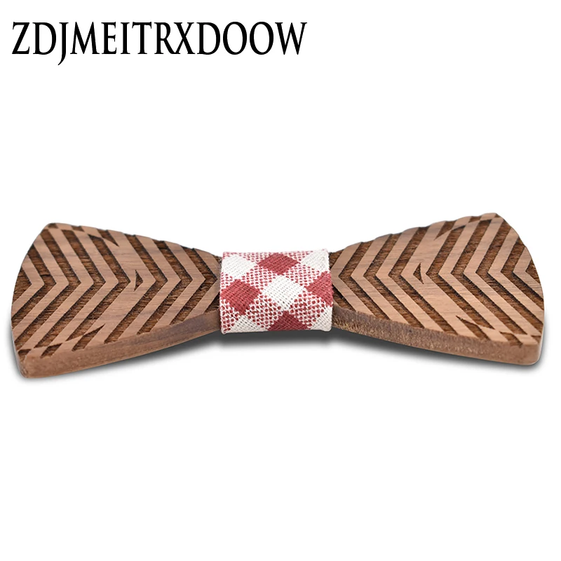 Vision деревянные бабочки Галстуки для мужских свадебных костюмов деревянный