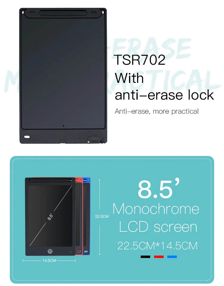 TISHRIC 8,5/10/1" дюймовый со стирающимися чернилами ЖК графический планшет для рисования планшетный компьютер/доска/завод деталя Pad пишущая ручка развивающие рисовать игрушки для детей