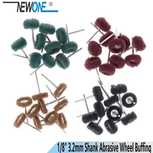 Абразивный диск NEWONE с хвостовиком 18 дюйма, 3,2 мм, полировочное колесо, 20 шт.компл., Полировочная металлическая поверхность, подходит для вращающегося инструмента, аксессуары для Dremel