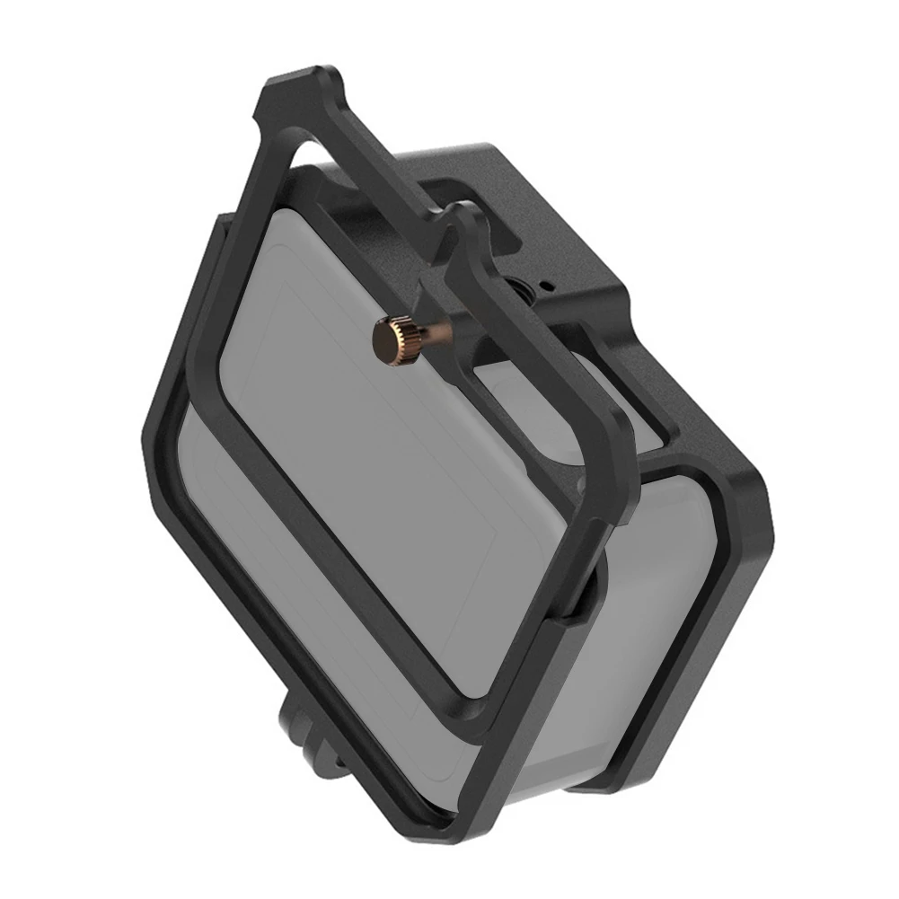 

With Dual Cold Shoe Ports Connector Photography Protective Frame Housing Heat Dissipation Cage Charging Case For Gopro Hero 9