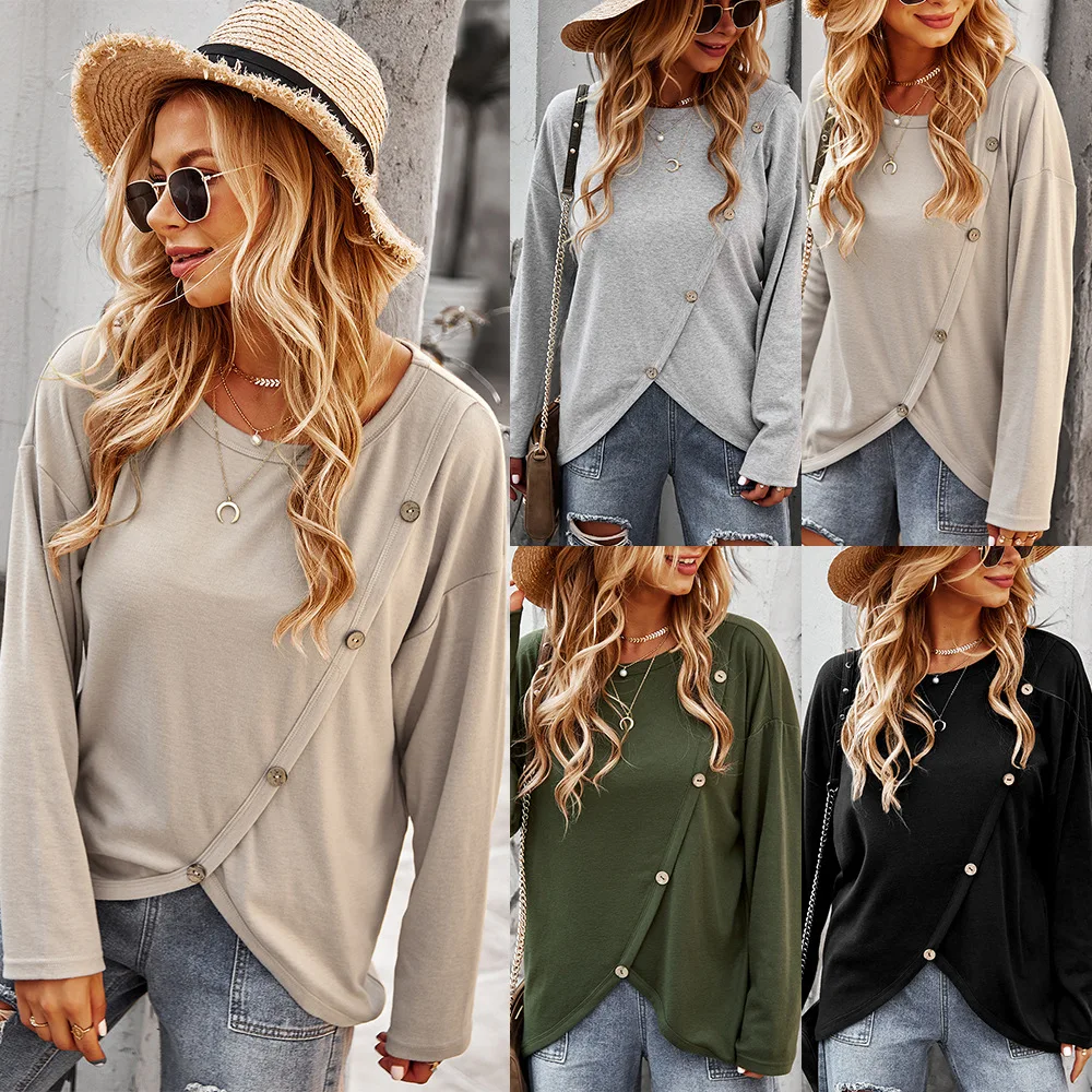 

2021 Spring Autumn Women Fashion Long Sleeve Long Sleeve Sweater Long Sleeve Sweater Coat Sexy Women Casual Style Blouse Tops