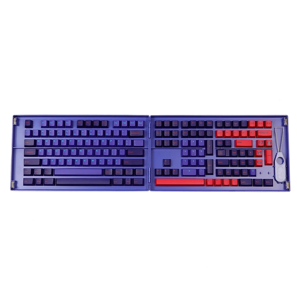 Набор неоновых колпачков для клавиш AKKO профиль Cherry/ASA PBT 108 набор полных с 49