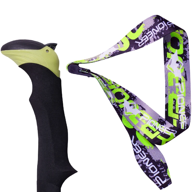 

1 Pcs Ski Poles Folding Nordic Walking Poles Carbon Fiber Adjustable Trekking Stick Alpenstock Telescopic Climb Walking Sticks