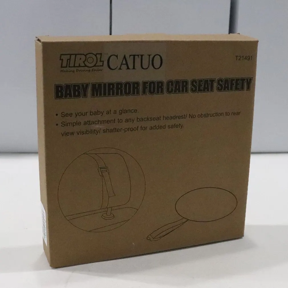 Espejo para asiento trasero de beb&eacute;, accesorio de seguridad para el cuidado infantil, Monitor para ni&ntilde;os-5