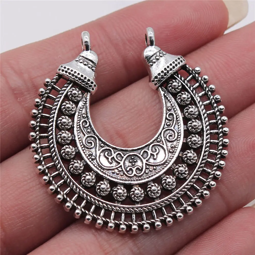 

Charm For Making Jewelry 1pcs Earring Pendant Connectors 39x40mm