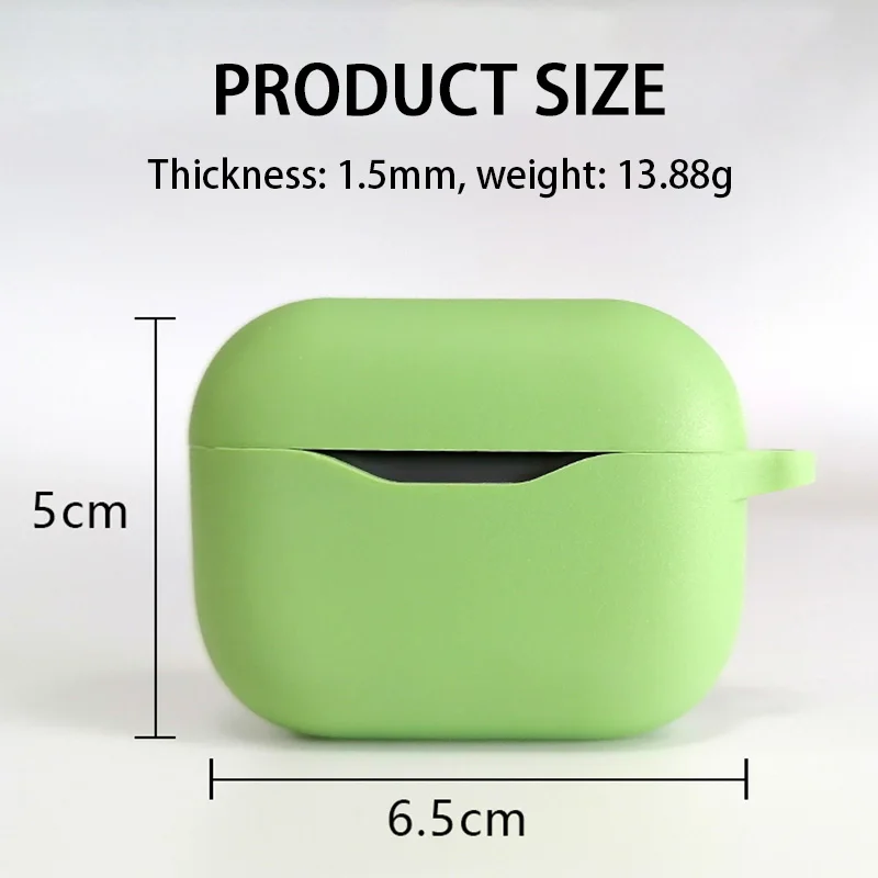 

Silicone Skin Cover Wireless Headset Protective Cover Shell Protector with Carabiner for Lenovo LP1 Wireless Heaset