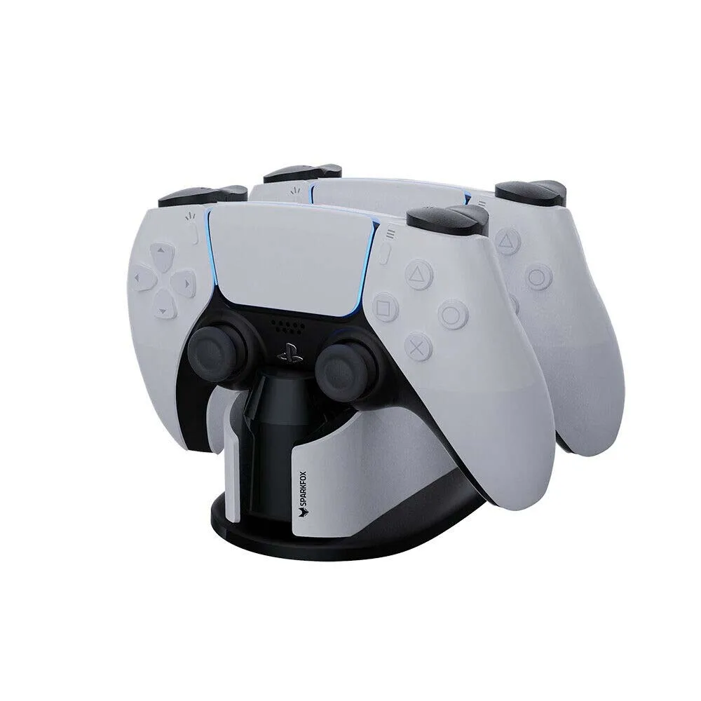 

For PS5 Dual USB Handle Fast 5V Charging Dock Station Stand Charger for PlayStation 5 For PS5 Game Controller Joypad Joystick