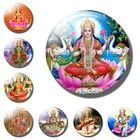 Магнит на холодильник Lakshmi, наклейка на холодильник Будды, декоративные магниты на холодильник, Бодхисаттва, Бог, амулето, искусство, религиозный Декор для дома