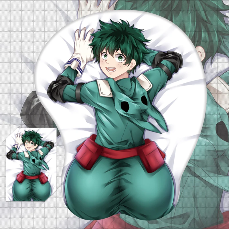 Мягкий гелевый 3D коврик для мыши с рисунком аниме My Boku no Hero моя геройская академия