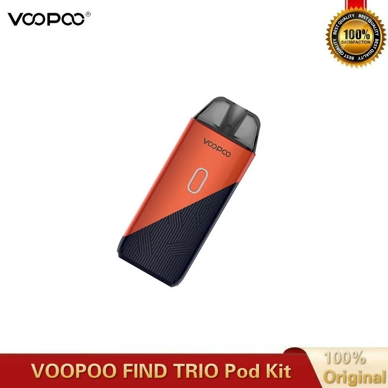 Оригинальный VOOPOO FIND TRIO Pod Комплект 1200 мАч батарея с 3 мл PnP-C1 и PnP-R1 катушки