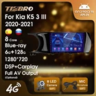 TIEBRO для Kia K5 3 III 2020 2021 2 DIN Android 10 автомобильное радио Blu-Ray 1280*720P 6G + 128G стерео приемник GPS навигация Авторадио