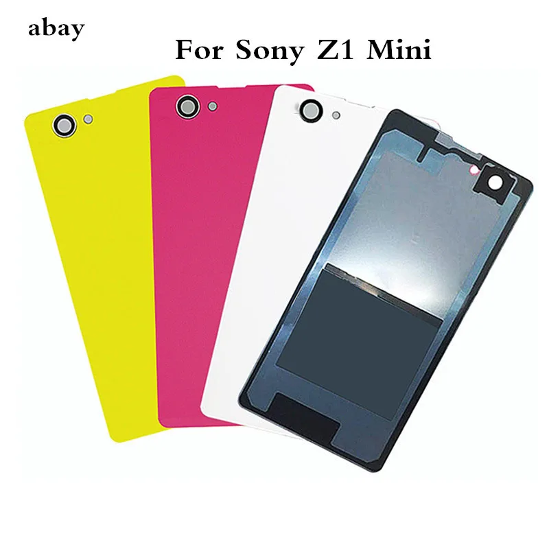 Задняя стеклянная крышка батарейного отсека для Sony Xperia Z1 Compact z1 Mini D5503 M51W задняя
