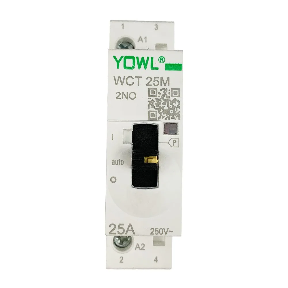Для самостоятельной работы Φ AC с ручным управлением переключателем DIN Rail Mount 2P 2NO