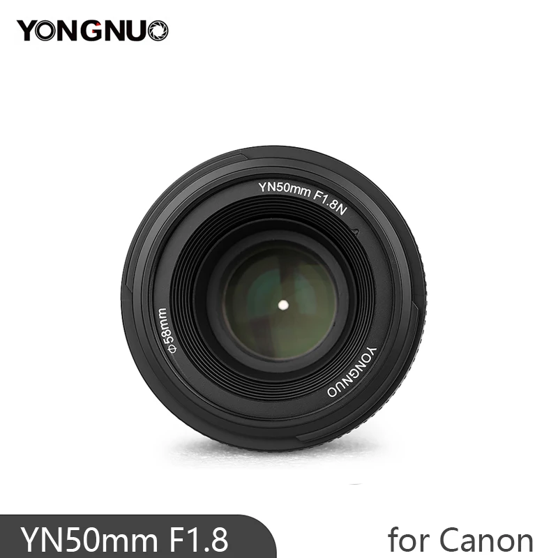 YONGNUO YN50mm f1.8 объектив YN EF 50 мм f/1 8 AF YN50 апертура Автофокус Объектив для Canon EOS 60D 70D 5D2