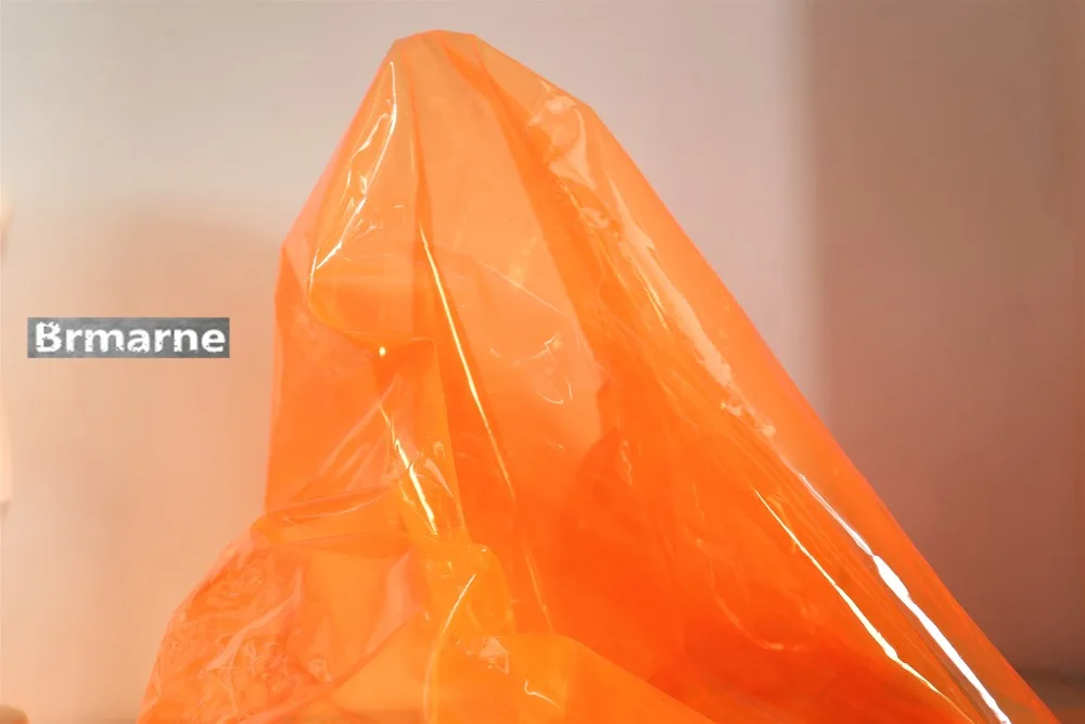 50cm*122cm/piece Transparent high-gloss raincoat waterproof tpu film diy handmade fabric