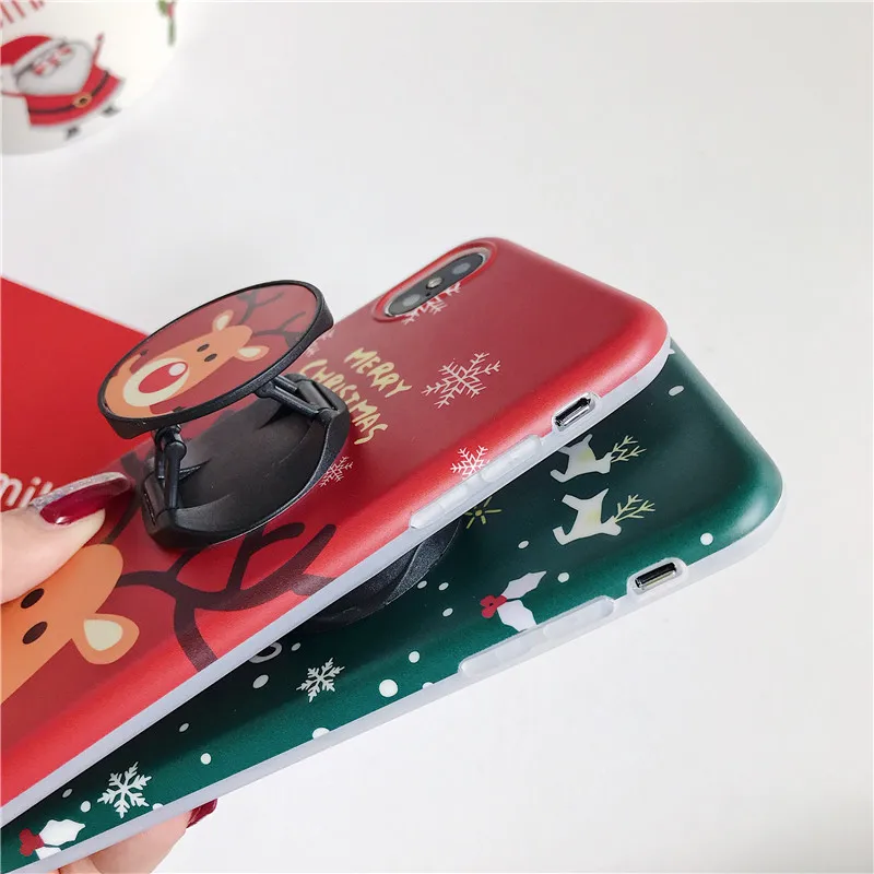 FLYKYLIN Рождественская чехол для iPhone 6 S 7 8 Plus X XS XR XI 11 Pro Max новая задняя крышка на IMD